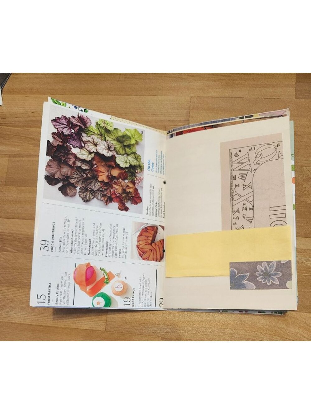 Handmade Junk Journal 90 pages Colorful & Bright 6x6.5" - Picture 7 of 16